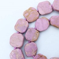 [해외] Calvas Natural Flat ZiYun Stone 4-13mm Irregular Beads 16/40cm per Strand - (Color: ZiYun Stone)