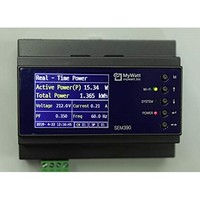 [해외] SEM370LCD-120A3, 3-Phase Smart Energy Logger with 2.4 LCD Display, Micro-sd Card and 3pcs of 120A clamp