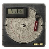[해외] Dickson SL4350 Temperature Chart Recorder with Digital Display, 4/101mm Chart, 7-Day or 24-Hour Rotation, -22 to 122F Range