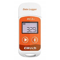 [해외] 3T6B Elitech Upgraded RC-5+ USB Temperature Data Logger Recorder IP67 Waterproof Thermometer Reusable Recorder 32000 Points High Accuracy - Support The Encrypted Export of Data