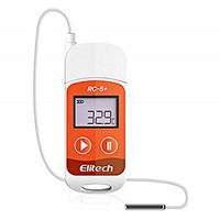 [해외] Elitech RC-5+ PDF USB Temperature Data Logger Reusable Recorder 32000 Points High Accuracy (Extra External Sensor)