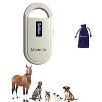 [해외] 134.2khz Pet ID Microchip Scanner FDX-B ISO 11784/11785 RFID Animal Handheld Reader with Bag