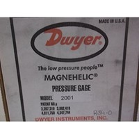 [해외] Dwyer 2001 Magnehelic Differential Pressure Gauge, 2000: 0.-1.0 WC