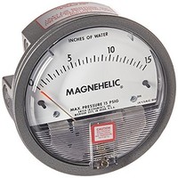 [해외] Dwyer 6846269 2015 Magnehelic Differential Pressure Gauge, Type , 0 to 15 WC
