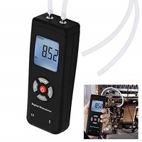[해외] Digital Handheld Manometer HVAC Air Vacuum/Gas Differential Pressure Gauge Meter Tester 11 Units with Backlight, ±13.78kPa ±2PSI, 1-2 Pipes Ventilation Air Condition System Measure