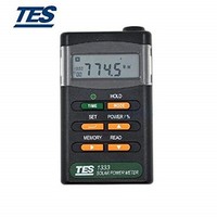 [해외] TES 1333 Solar Power Meter Tester Range 400-1100nm 2000W/m2 Digital Radiation Detector Solar Cell Energy Tester TES-1333