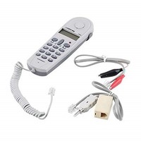[해외] Telephone Phone Butt Test Tester Lineman Tool Network Cable Set Network Cable Tester with Connectors and Joiner C019