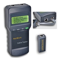 [해외] Noyafa SC8108 Network Cable Tester LAN Phone Wire Meter Cat5 RJ45 Mapper Far End Test Jack