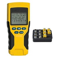 [해외] Cable Tester, VDV Scout Pro 2 Traces and Tests Coax, Data, Telephone Cable with Remotes Klein Tools VDV501-823 (Renewed)