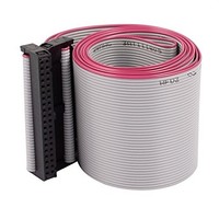 [해외] uxcell 2.54mm Pitch 40-Pin IDC F/F Jumper Wire Flat Ribbon Cable Line Connector 1.28m