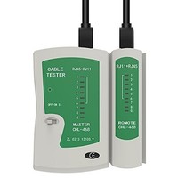 [해외] Merkmak RJ45 RJ11Cat5 Cat6 LAN Cable Tester Handheld Network Cable Tester Wire Telephone Line Detector Tracker Tool kit