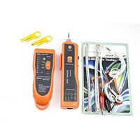 [해외] Network Toner RJ11 RJ45 Network Cable Tester Lan Tracker Wire Finder Cat5 Cat6 with 2 Network Wire Stripper Toolkit Orange