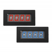 [해외] 4 Digital LED Blue Red Tachometer RPM Speed Meter - Blue