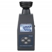 [해외] Stroboscope Flash Tachometer, DT2240B Portable Digital Stroboscope Flash Tachometer Revolution Meter 60-40,000RPM