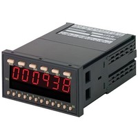 [해외] Shimpo DT-5TXR Digital Panel Mount Tachometer, 85-264 VAC Power Supply, 6 Digit 0.59 LED Display, -0.008% +/-1 Digit Accuracy, 5-17/64 Length x 3.78 Width x 1.89 Height