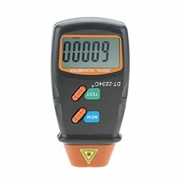 [해외] Akozon LCD Digital Tachometer DT-2234C+ Non-Contact Digital LCD Laser Photo Tachometer Mini RPM Tester Meter