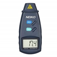 [해외] Neiko 20713A Digital Tachometer, Non Contact Laser Photo 2.5 - 99,999 RPM Accuracy Batteries Included