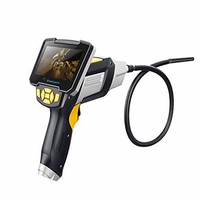 [해외] Industrial Endoscope Inspection Camera, Antscope Portable Handheld Borescope Videoscope with 4.3-inch Color LCD Screen, Semi-Rigid Cable, 6 LED Lights, 2600mAh Lithium-Ion Battery