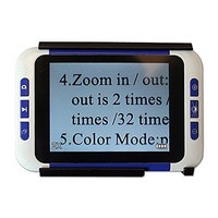 [해외] Eyoyo 3.5 inch Handheld Portable Video Digital Magnifier Electronic Reading Aid with Multiple Color Modes (3.5 inch 2x to 32x)