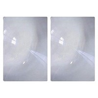 [해외] Opticlens Brand (2) Pack Full Page 3x Magnifier / Plastic Magnifying Sheet Fresnel Lens, 7 X 10.25