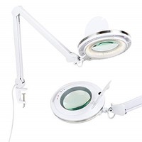 [해외] Brightech LightView PRO LED 2.25x Magnifying Glass Clamp Lamp: Daylight Bright Lighted Lens – Dimmable, Adjustable Color Temperature Utility Light for Desk, Table, Task, Craft, Wor