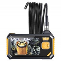 [해외] Industrial Endoscope,YINAMA 1.6-198inch Focal Distance Digital Semi-rigid Borescope 4.3inch LCD 2600mAh Rechargeable Battery 8G SD Card Snake Camera 1080P HD Video Waterproof Inspe