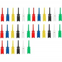 [해외] DIYhz 6 Colors Mini SMD Ic Test Hook Clip Grabbers Probe Jumper for Electronic Experiment 30Pcs