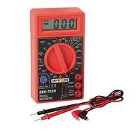 [해외] Cen-Tech Digital Amp Ohm Volt Meter Ac Dc Voltmeter Multimeter,Red