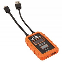 [해외] Klein Tools ET920 USB Power Meter, USB-A and USB-C Digital Meter for Voltage, Current, Capacity, Energy and Resistance