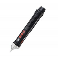 [해외] Electric Tester Pen, LOMVUM Dual Voltage Tester Non-Contact Voltage Detector AC 12V-1000V with LED Flashlight, Alarm Mode and Live/Null Wire Adjustable Sensitivity (Black)