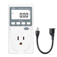 [해외] Poniie PN2000 Plug-in Kilowatt Electricity Usage Monitor Electrical Power Consumption Watt Meter Tester w/ Extension Cord