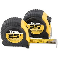[해외] Titan Tools 10901 25 Quick-Read Tape Measure (2 Pack)