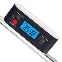 [해외] Inclinometer, RISEPRO Digital Protractor Angle Finder Level Inclinometer Magnetic V-Groove 0~360 degree with Backlight 82413B