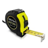[해외] Measuring Tape For Contractors and DIY Tape Measurer (Cinta Metrica) Metric and Inches Measuring Tape for Construction Heavy Duty Tape Measure with Smooth Sliding Nylon Coated Ru