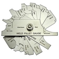 [해외] RIVERWELD 7piece Fillet Weld Set Gage Rl Gauge Welding Inspection Test Ulnar Metric and Inch