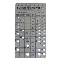 [해외] Metric Screw Checker (2mm to 7mm) - Made in USA