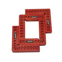 [해외] Positioning Squares, Woodworking Tool, Clamping 90 Degree Angles for Picture Frames, Boxes, Cabinets or Drawers (Set of 4) 4-Inch by TOFL (4, 4 Inch)