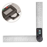 [해외] HORUSDY Digital Angle Finder Ruler,7- Inch Digital Protractor (200mm Stainless Steel Angle Gauge) - Best Unique Tool Gift for Men