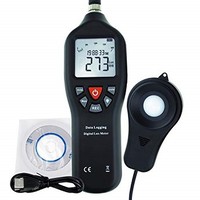 [해외] Instrument Digital Light Meter Lux Meter with USB Function Data Record Function, Measurement Range 0 to 200,000 Lux