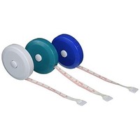 [해외] 3 PACK: Retractable Medical Body Tape Measure White, Teal, and Royal Blue