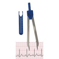 [해외] EKG ECG Caliper Electrocardiogram Divider - Blue
