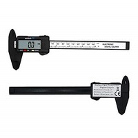 [해외] Zoostliss 150mm LCD Digital Electronic Carbon Fiber Vernier Calipers Gauge Micrometer with Large LCD Screen Display Inch/Metric