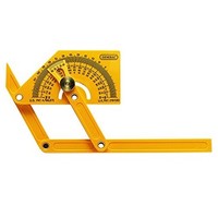 [해외] General Tools 29 Plastic Protractor and Angle Finder, Outside, Inside, Sloped Angles, 0° to 180°