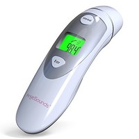 [해외] Medical Thermometer, Angelsounds Ear Forehead Infrared Themometer Digital Display Accurate Instant Read Fever Measurement Home Use for Baby and Adult CE FDA...