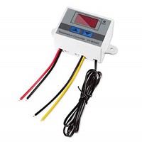 [해외] Digital LED Temperature Controller Module, XH-W3001 Thermostat Switch with Waterproof Probe, Programmable Heating Cooling Thermostat (12V 10A 120W)