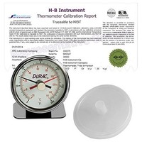 [해외] H-B DURAC Maximum Registering/Autoclave Bi-Metal Thermometer; -20 to 150C (0 to 300F), Individual Calibration Report (B60215-0000)