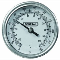 [해외] General Tools T300-36 Analog Soil Thermometer, Long Stem 36 Inch Probe, 0 to 220 degrees Fahrenheit (-18 to 104 degrees Celsius) Range, Ideal for Taking Ground and Soil Temperature