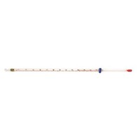 [해외] American Educational Total Immersion Red Alcohol Single-Scale Thermometer with White Back, – 20 to 110 Degrees C, 300mm Length, Clear Pack (Bundle of 5)