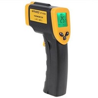 [해외] FANNEGO Non-Contact Digital Laser IR Infrared Thermometer Gun-58°F to 716°F(-50°C to 380°C) LCD Display With Backlight（Batteries Not Included）