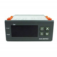 [해외] Inkbird ITC-1000 Dual Stage Digital Temperature Controller Fahrenheit ＆ Celsius Thermostat with Sensor for 3D Printer,Freezer,Fridge,Hatching ect. (110 Volt)